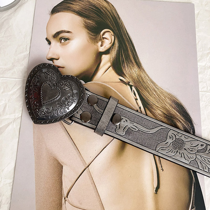 Retro Heart Belt