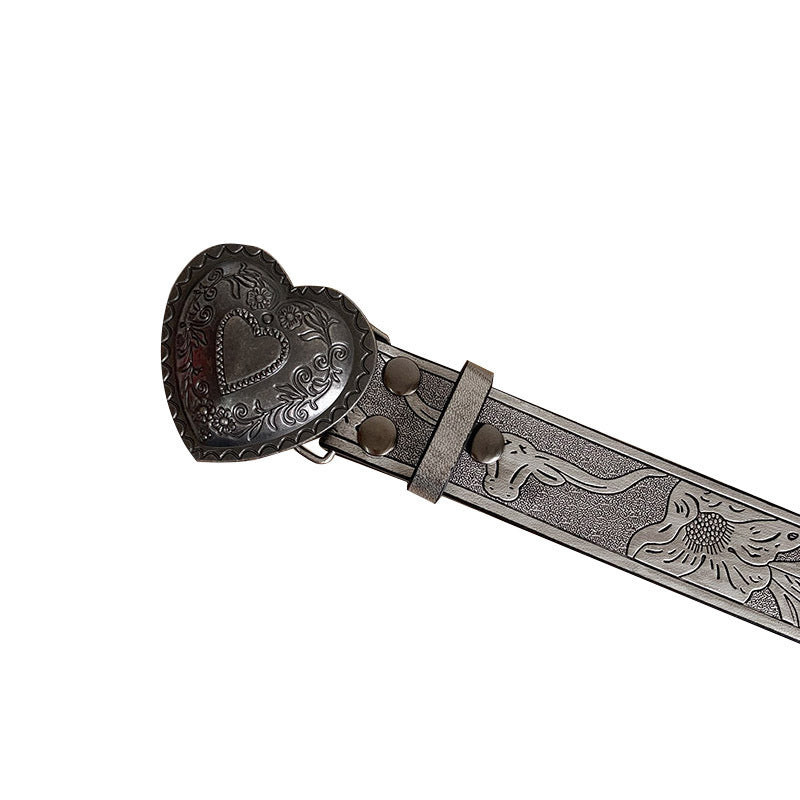 Retro Heart Belt