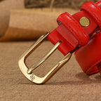 Retro Women's Fashion Double Ring Buckle Waist Seal