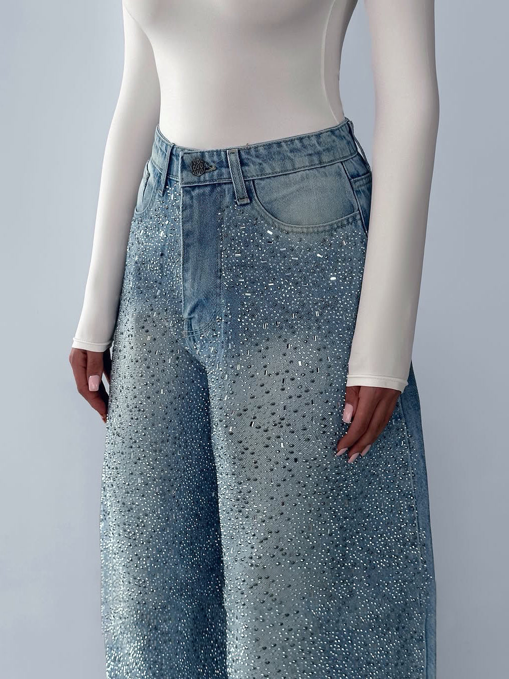 Shine Rhinestone Pants
