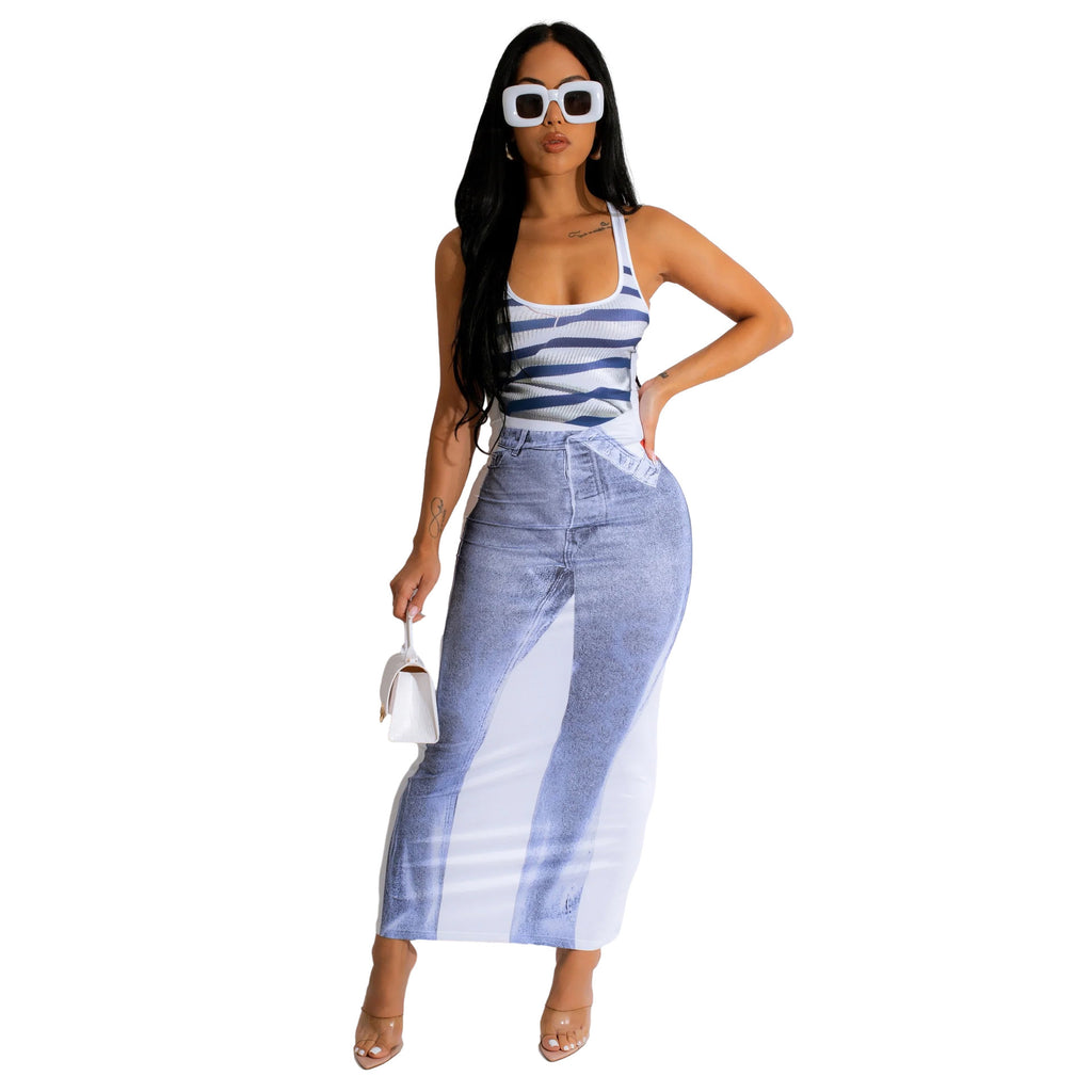 One Look Printed Dress