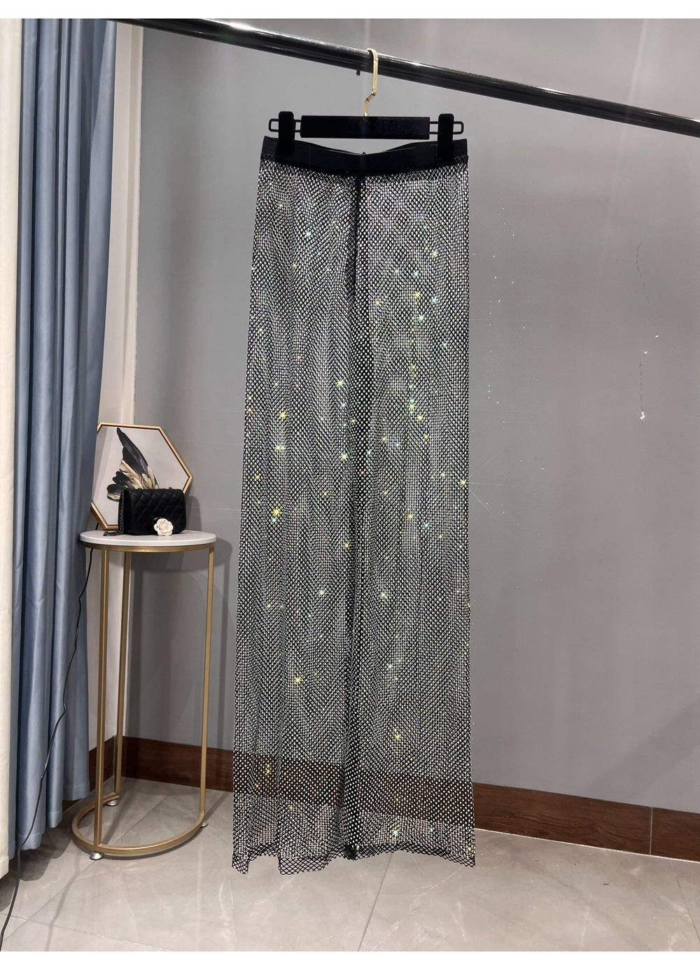 Rhinestone Bling Cover Up Pants