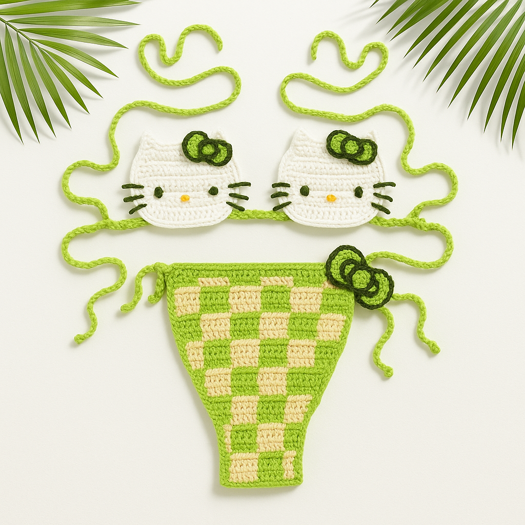 Crochet Kitty Set