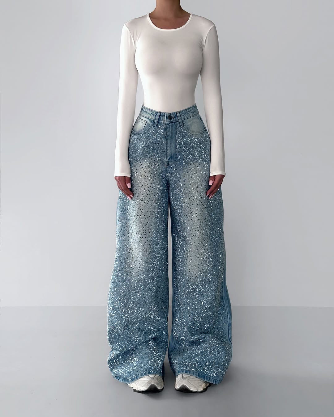 Shine Rhinestone Pants