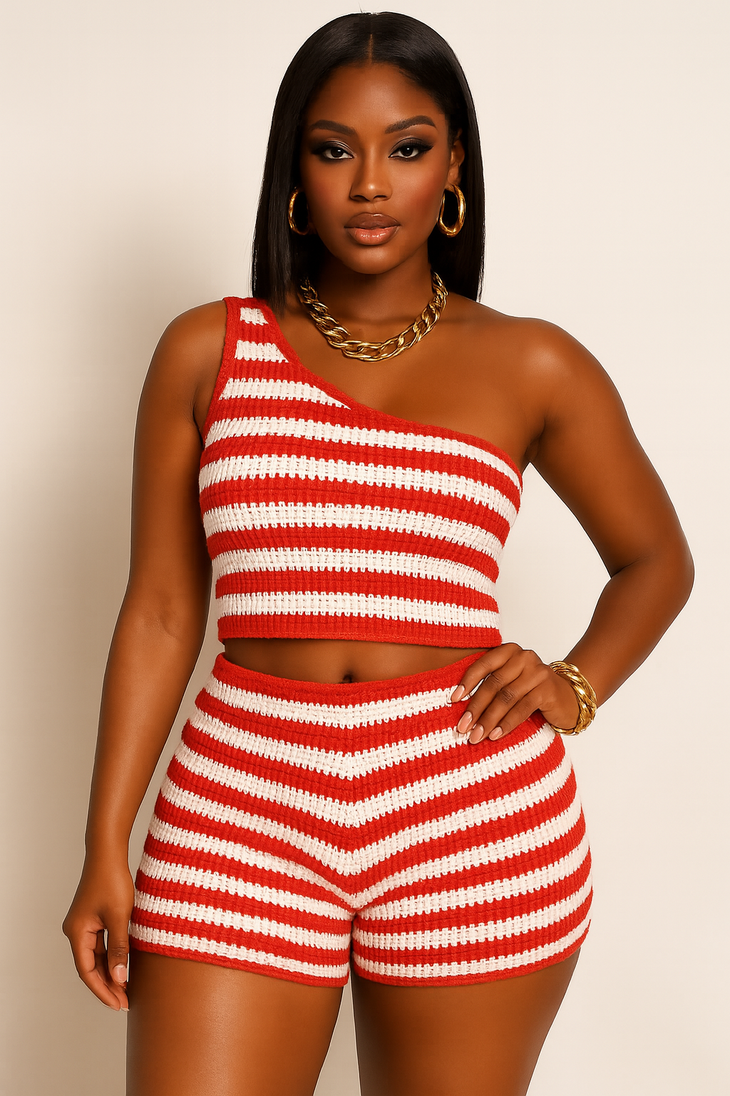Candy Baby Ribbed Short Set