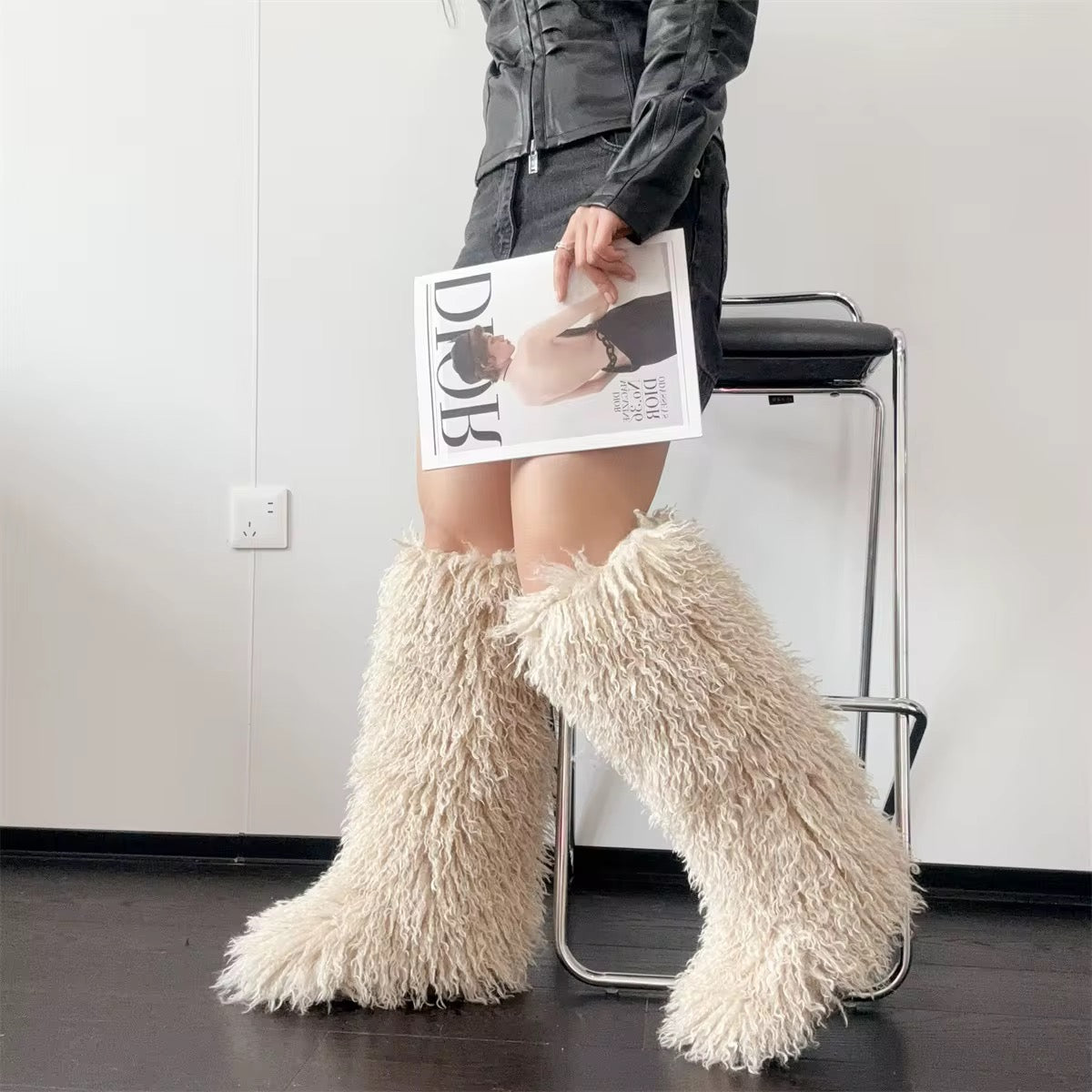 Wild Luxe Shaggy Boots