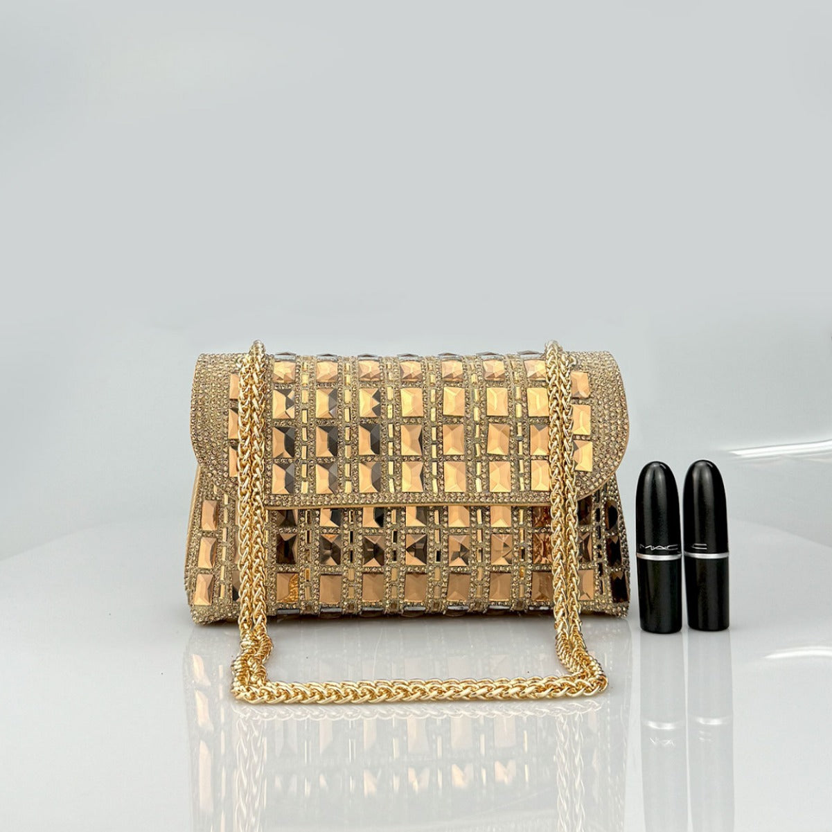 Glass Slipper Chain Clutch