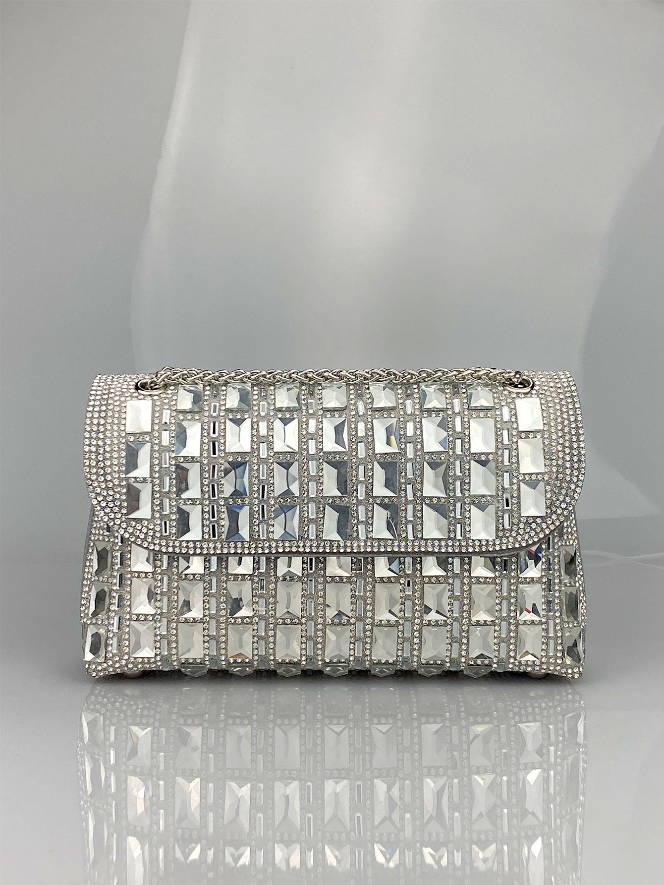 Glass Slipper Chain Clutch
