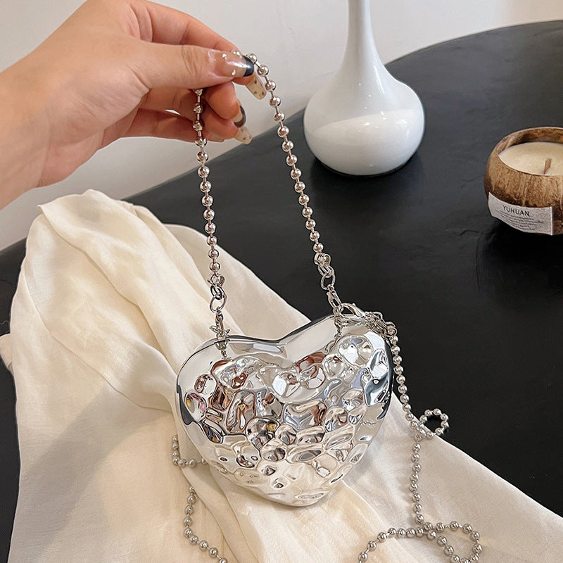 Metal Love  Mini Crossbody Bag