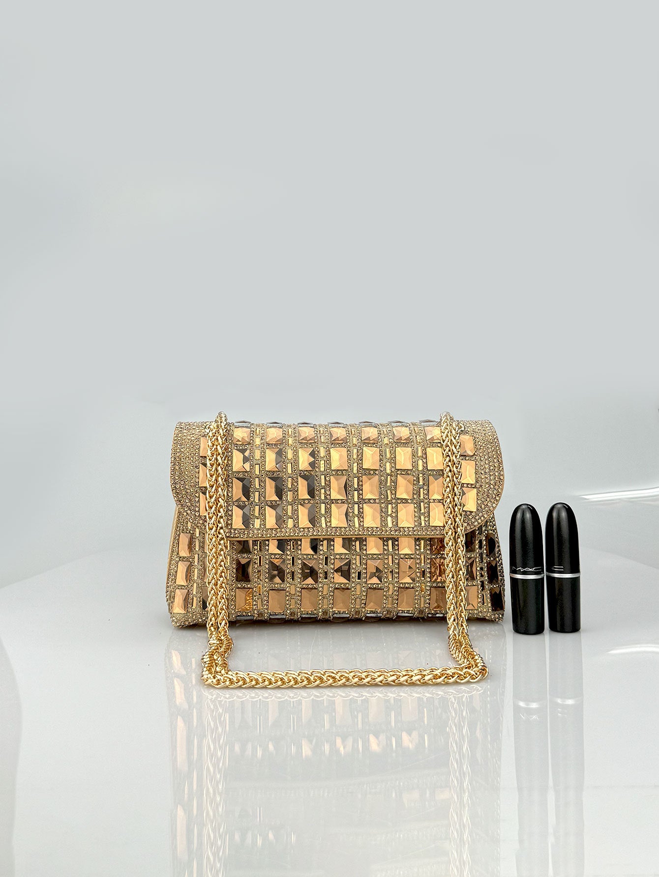 Glass Slipper Chain Clutch