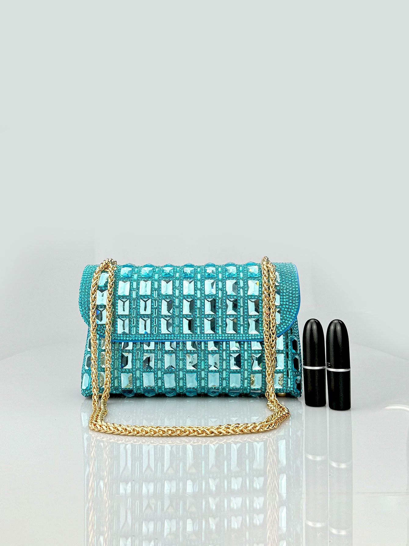 Glass Slipper Chain Clutch