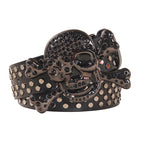 Rivet Belt Porous American Wide Belt