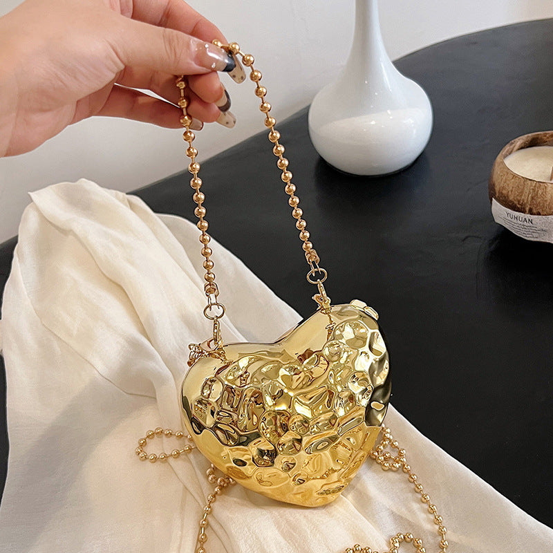 Metal Love  Mini Crossbody Bag