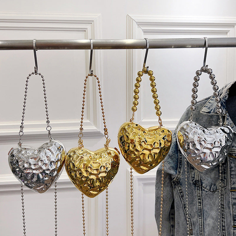 Metal Love  Mini Crossbody Bag