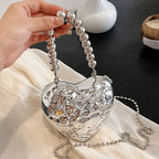 Metal Love  Mini Crossbody Bag