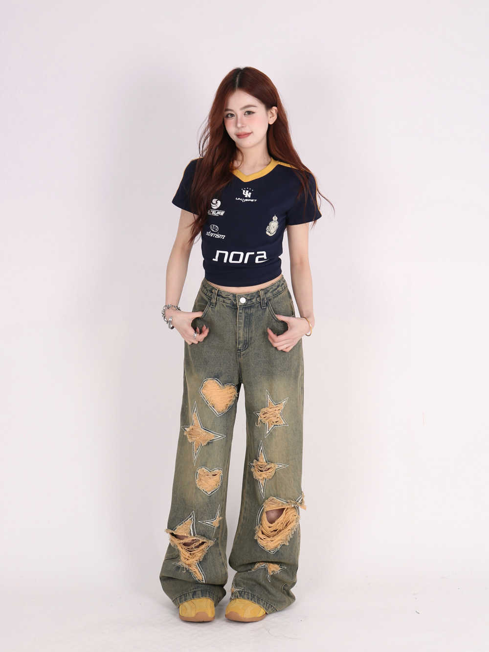 Denim Hearts Jeans