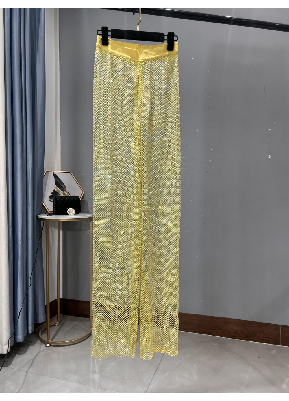 Rhinestone Bling Cover Up Pants