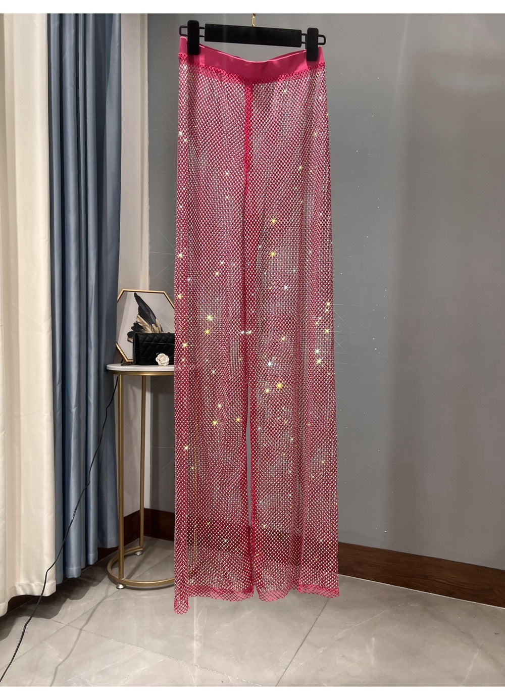 Rhinestone Bling Cover Up Pants