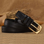 Retro Women's Fashion Double Ring Buckle Waist Seal