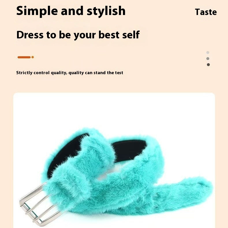 Desires Fur Belt