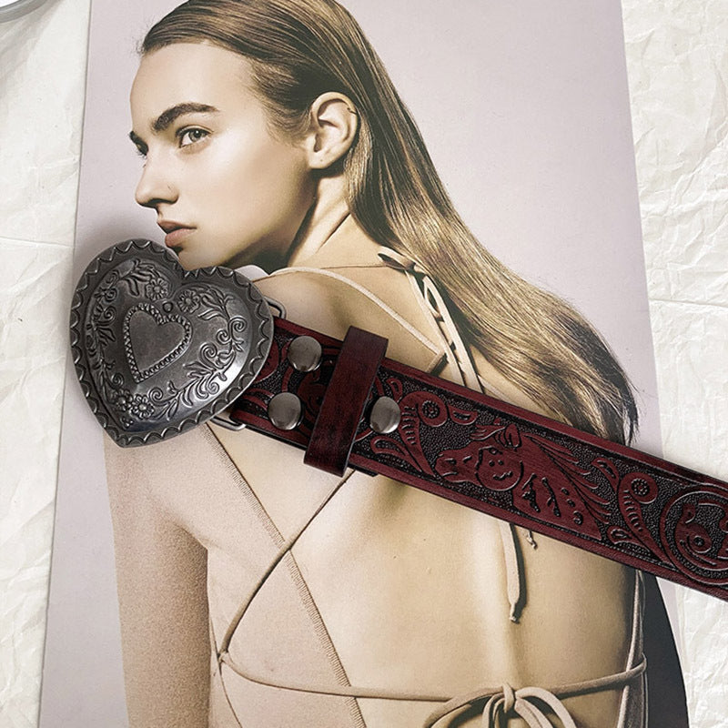 Retro Heart Belt