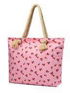 Cherry Love, Beach Bag Tote Waterproof Sandproof, Beach Bags For Women