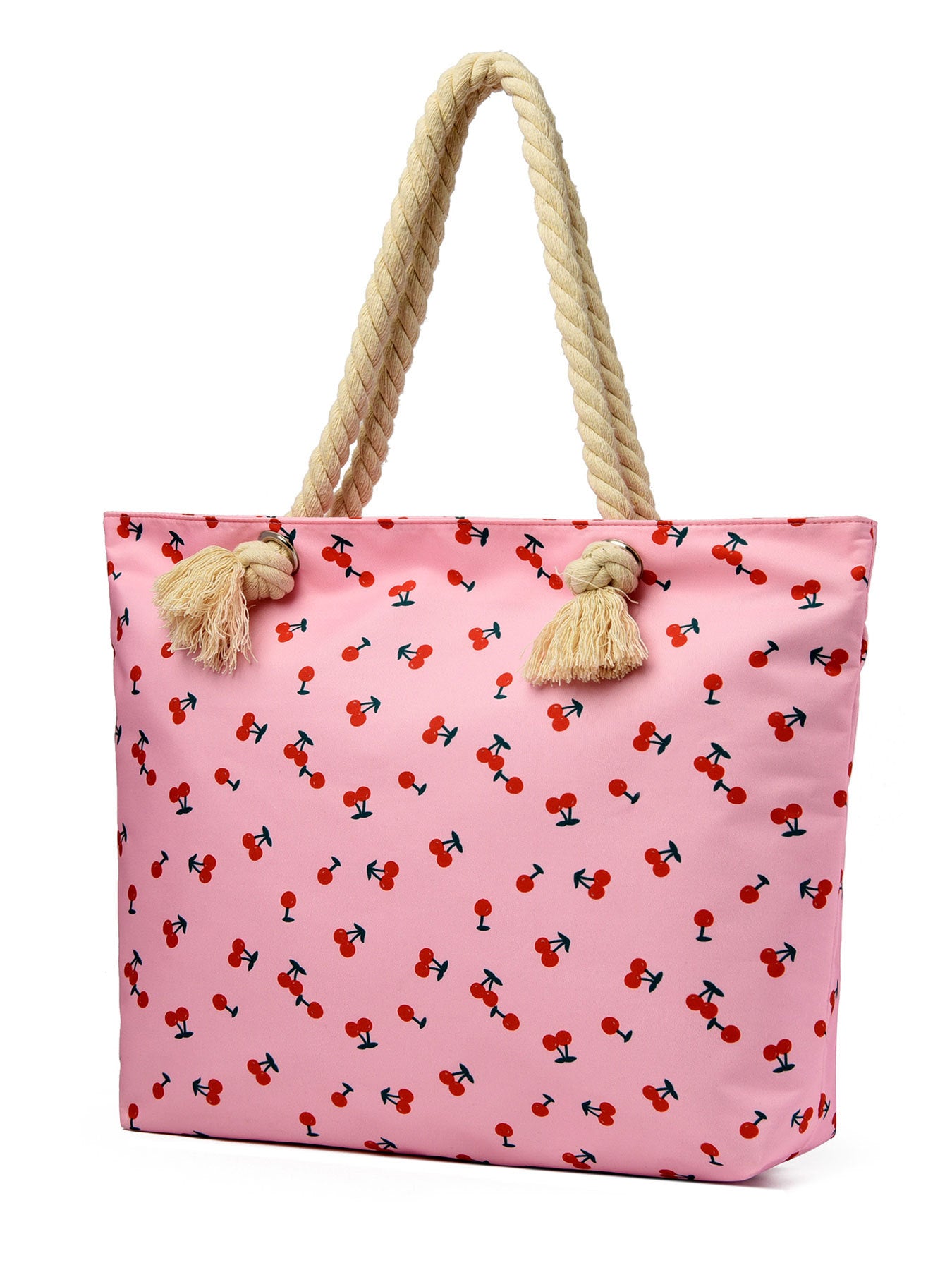 Cherry Love, Beach Bag Tote Waterproof Sandproof, Beach Bags For Women
